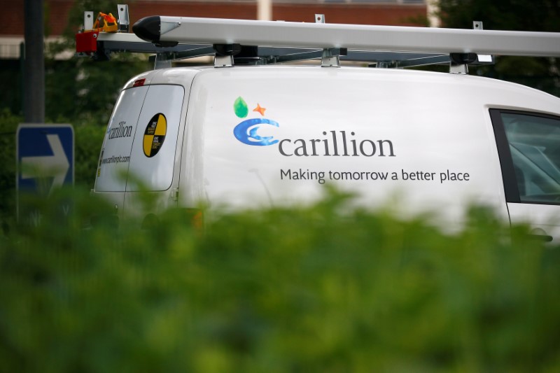 &copy; Reuters.  Debt-laden Carillion secures deal to sell part of UK healthcare unit