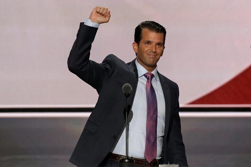 &copy; Reuters.  Trump Jr. diz estar perdendo negócios na Índia devido a restrições impostas pelo pai