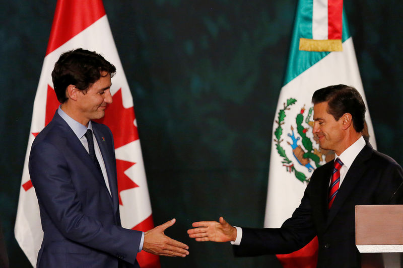 &copy; Reuters.  Primer ministro de Canadá dice que el viernes haya un acuerdo sobre el TLCAN