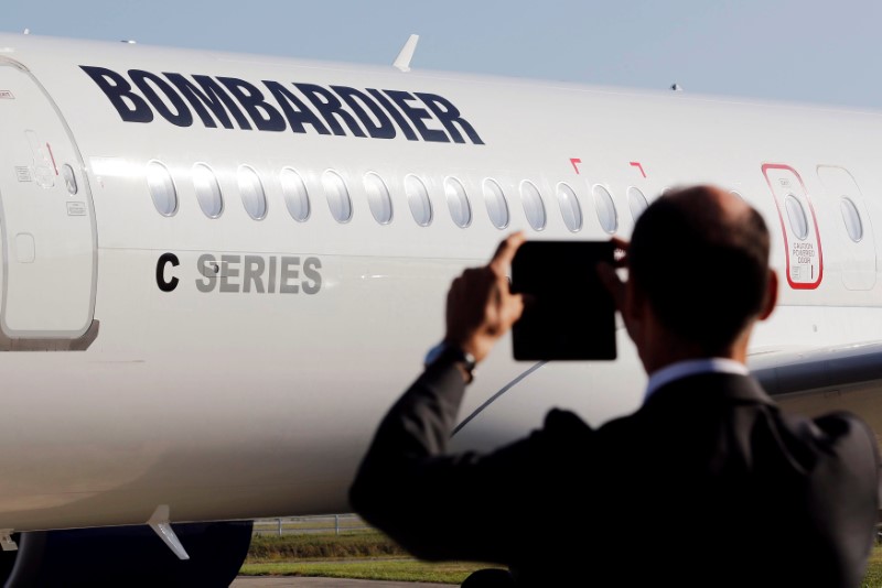 &copy; Reuters.  Bombardier reviewing CSeries deliveries after UTC engine fixes