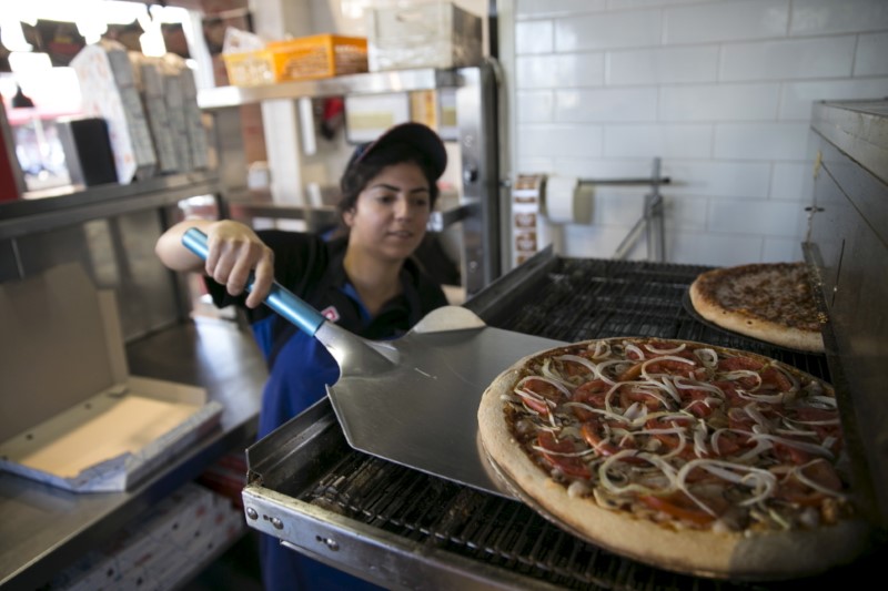 &copy; Reuters.  Australia's Domino's Pizza annual profit up 15 pct, misses forecast