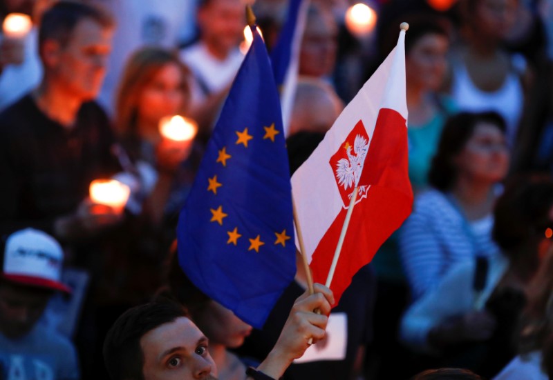 &copy; Reuters.  VIRUS-TICKER-Polen sagt alle Massenveranstaltungen ab