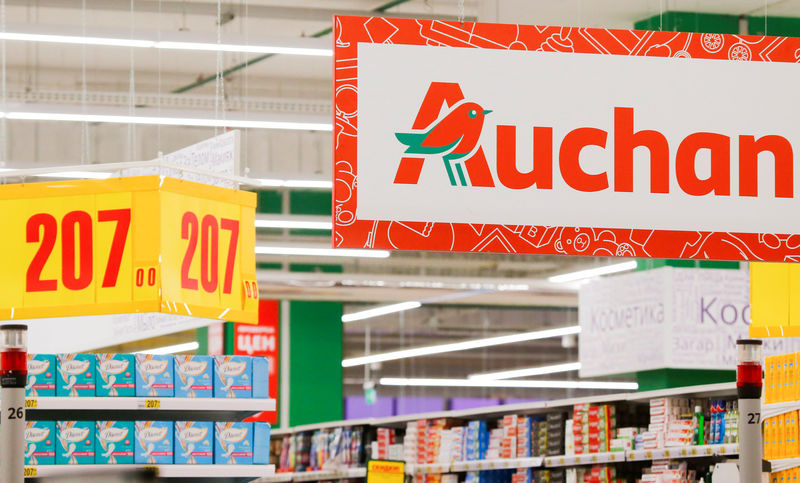 &copy; Reuters.  Выручка Auchan в России в 2017 году  снизилась на 4% - InfoLine