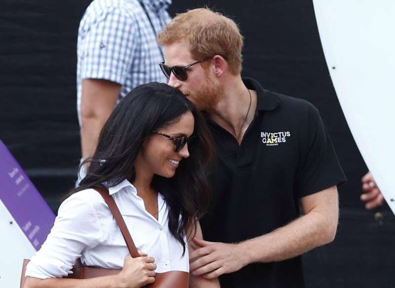 &copy; Reuters.  Prince Harry and Meghan Markle to stay at separate hotels on eve of wedding