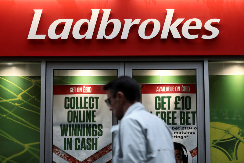 &copy; Reuters.  UK competition regulator clears GVC's takeover of Ladbrokes Coral