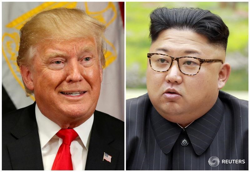 &copy; Reuters.  Trump et Kim Jong Un