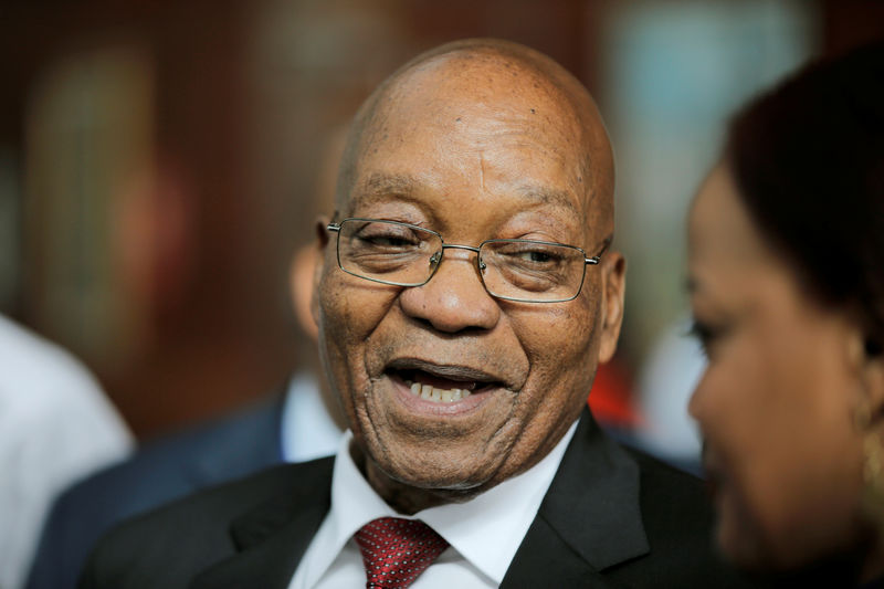 &copy; Reuters.  Partido governista decide remover Zuma do posto de presidente da África do Sul