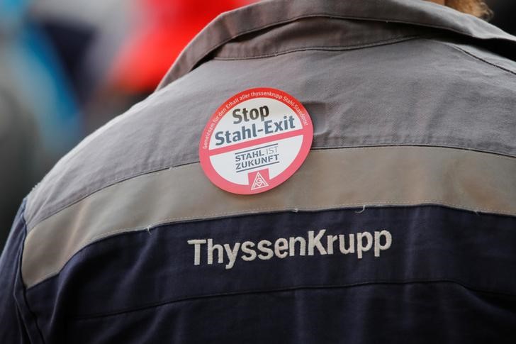 &copy; Reuters.  Aktien Frankfurt Schluss: Thyssenkrupp-Gerüchte treiben den Dax an