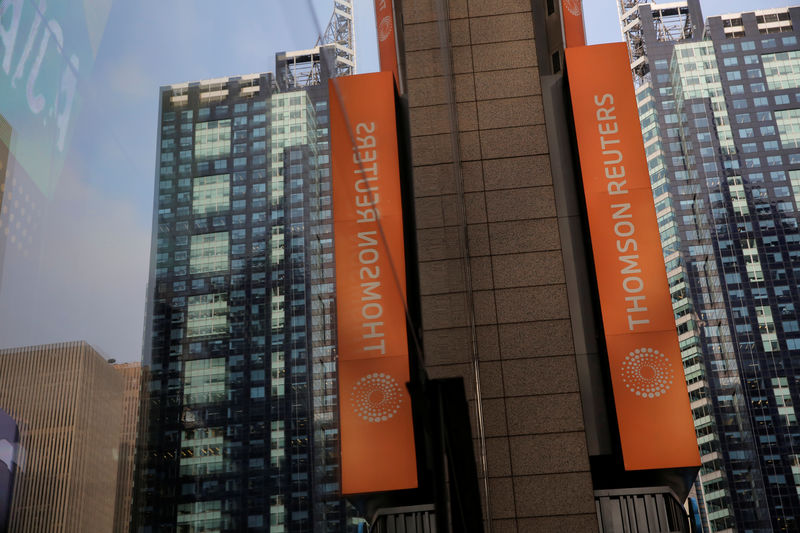 &copy; Reuters.  BRIEF-Thomson Reuters Sees Organic Rev Growth Of 3.5-4.5 Pct In 2020