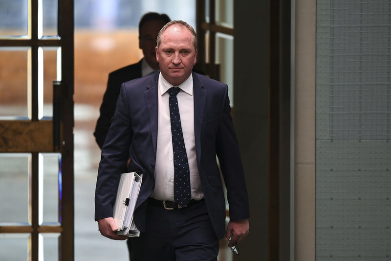 &copy; Reuters.  Two-thirds of Australians want deputy PM to resign over sex scandal-poll