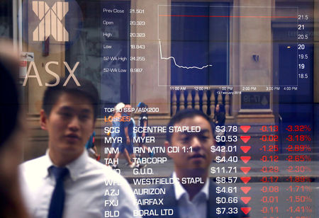 Australia stocks lower at close of trade; S&P/ASX 200 down 0.30%