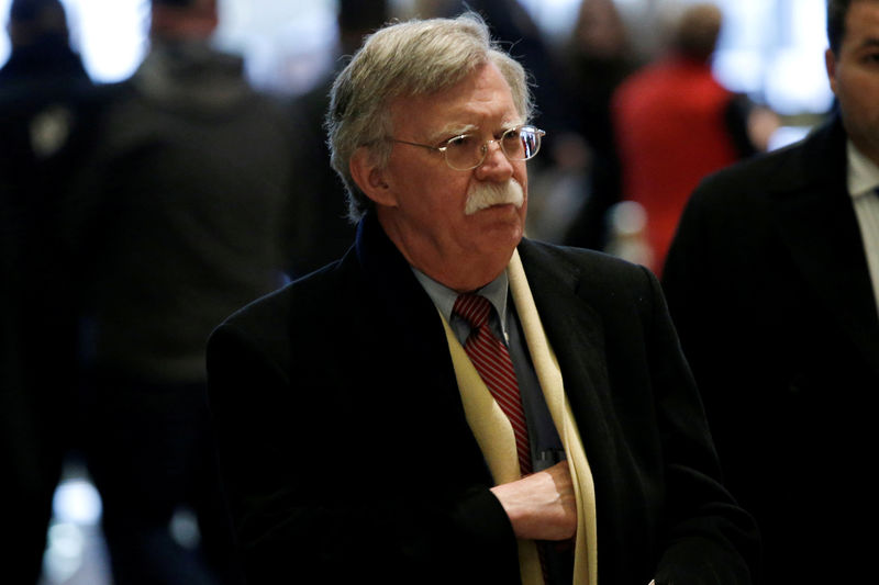 &copy; Reuters.  Trump aide Bolton says he knew in advance about Huawei arrest -NPR reporter