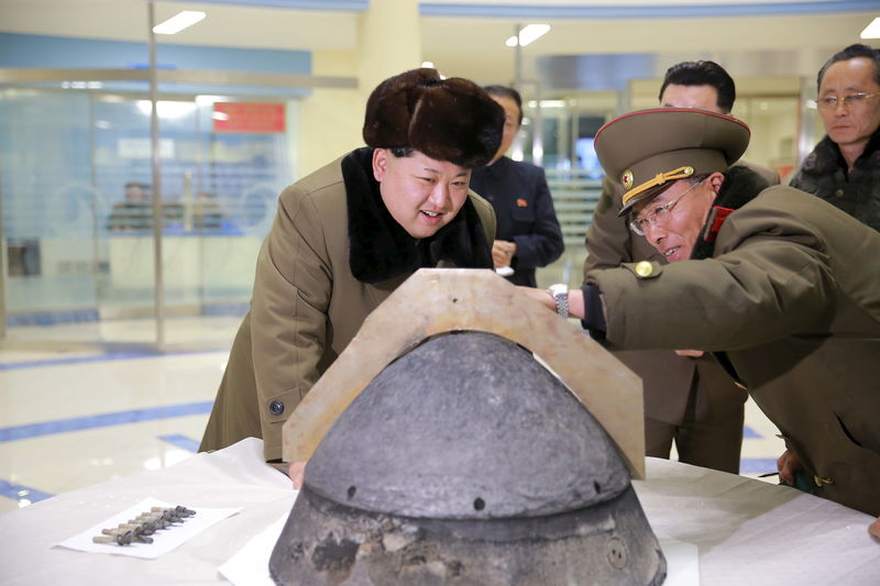 &copy; Reuters.  통일부, "北 김 위원장 무기 관련 활동 1년여 만..종류 확인 필요"