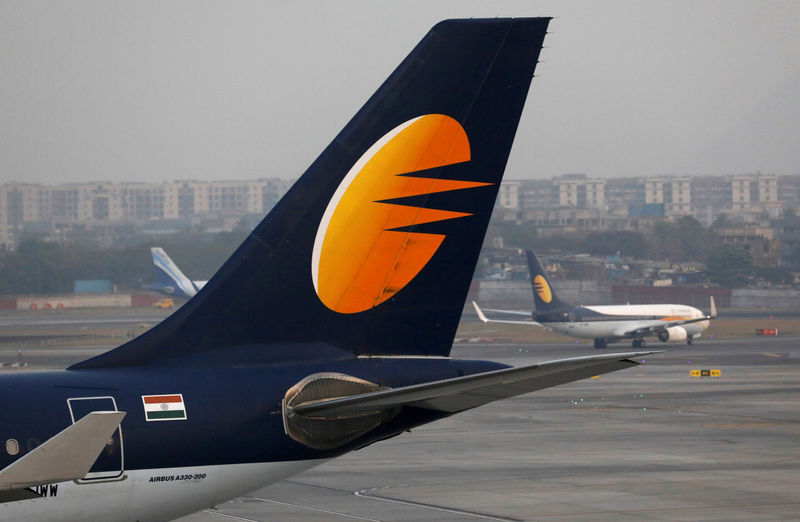 &copy; Reuters.  Jet Airways schrapt internationale vluchten