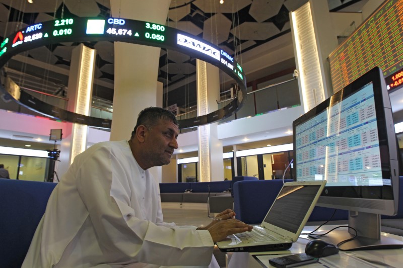 According to Reuters, most Gulf stock markets fell amid gloomy scenes in China