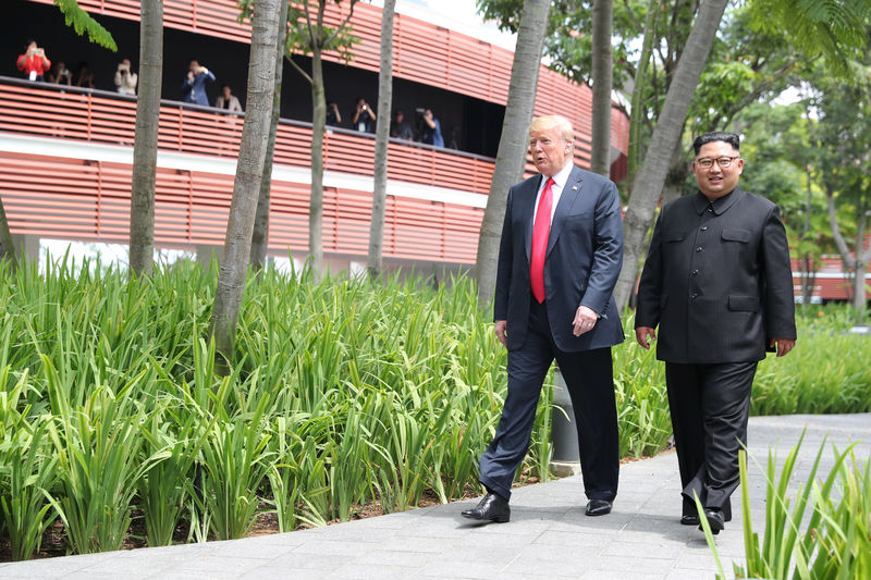 &copy; Reuters.  Alle ogen zijn gericht op Trump en Kim in Vietnam