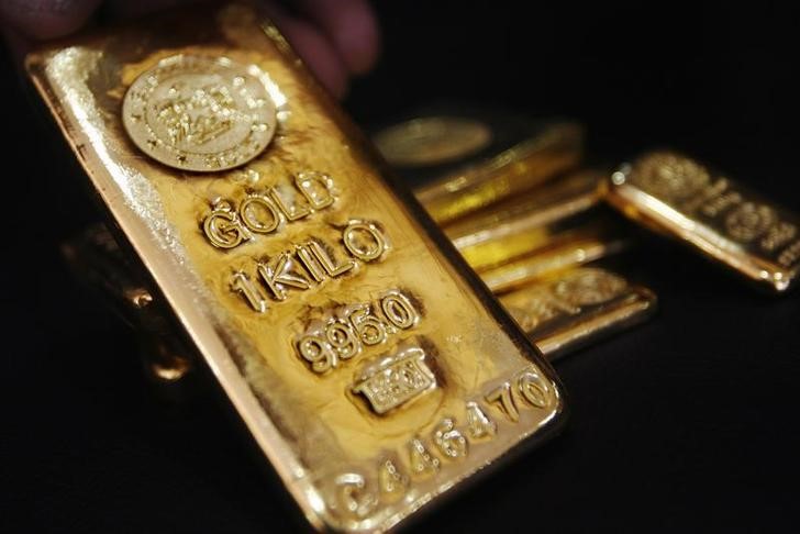 Kontrakty terminowe na złoto wzrosły 