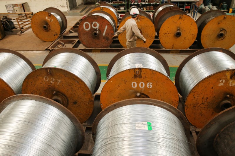 &copy; Reuters.  China iron ore extends rally, hot-rolled steel coil hits record peak