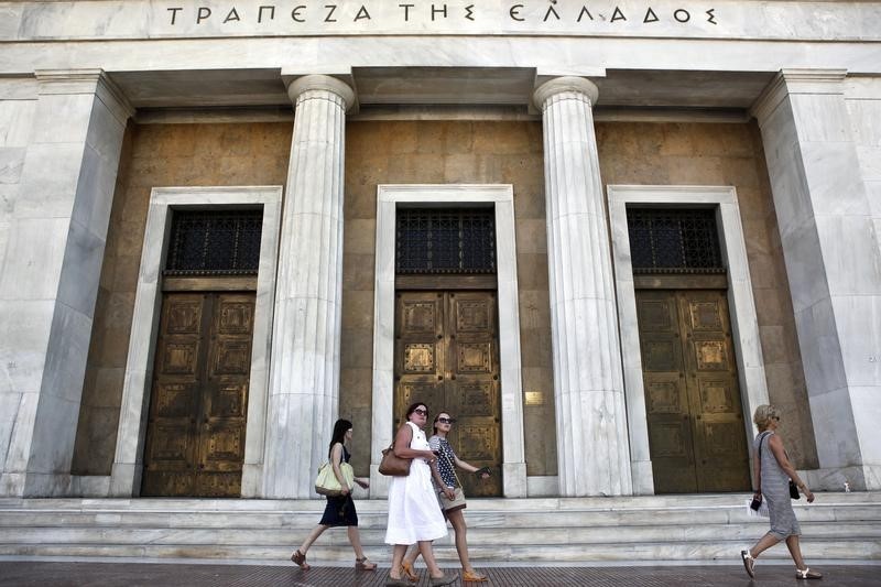 &copy; Reuters.  BCE mantém fundo de emergência para bancos gregos estável--fonte