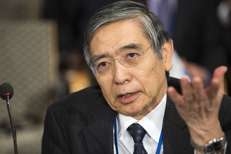 &copy; Reuters.  BOJ's Kuroda expresses resolve to keep ultra-easy monetary policy