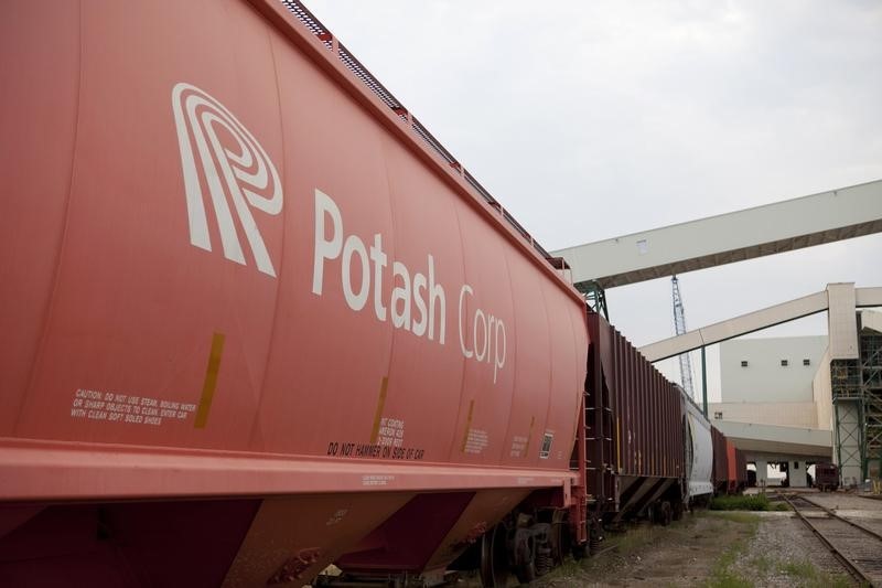 &copy; Reuters.  Potash Corp comprará participación en firma brasileña de fertilizantes Heringer