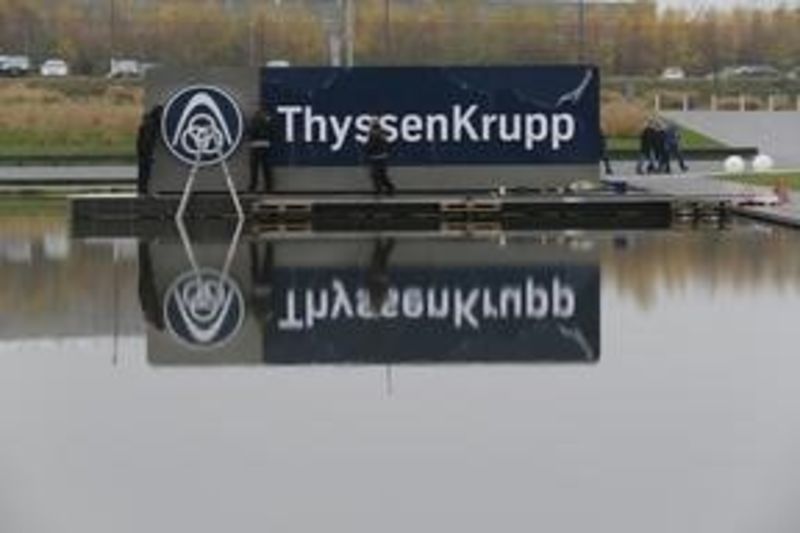 &copy; Reuters.  Presidente da Thyssenkrupp diz que renúncia foi para incentivar debate sobre futuro da companhia