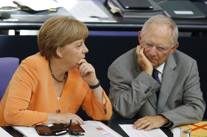 &copy; Reuters.  Niemiecki rząd pozytywnie o porozumieniu z Grecją, ale decyzja jeszcze nie zapadła