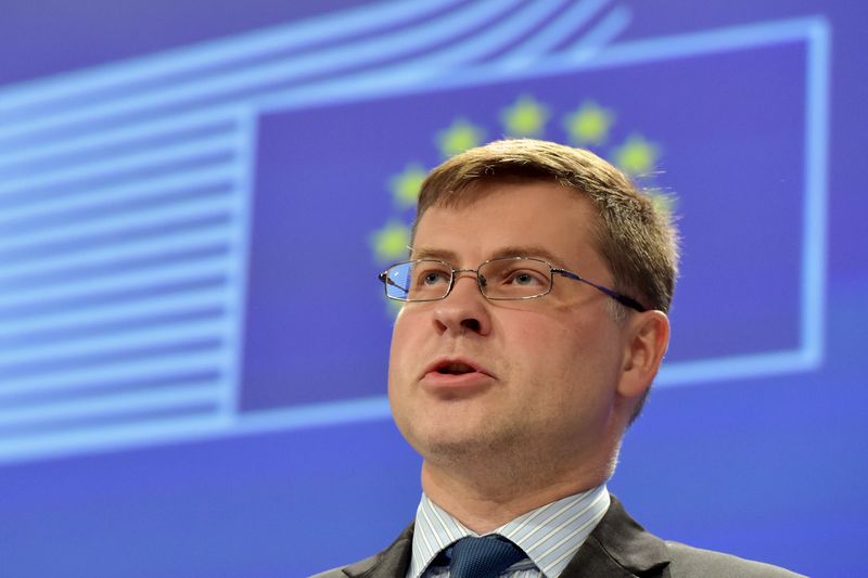 &copy; Reuters.  Il Vice Presidente della Commissione europea, Valdis Dombrovski