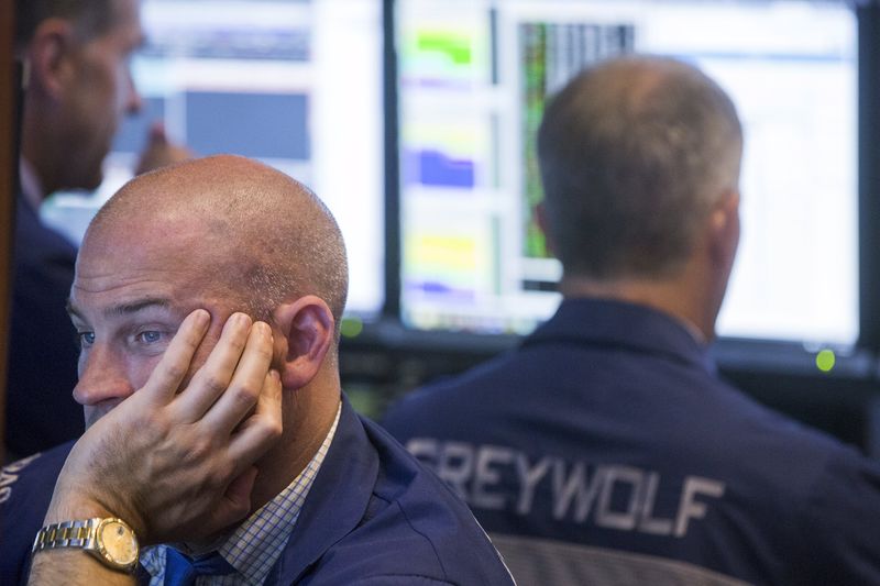 Stocks - Wall Street Sags on Tech Woes, Trade Jitters