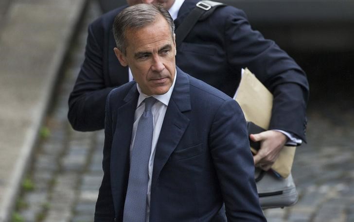 &copy; Reuters.  Carney, do Banco da Inglaterra, vê três aumentos de juros nos próximos três anos