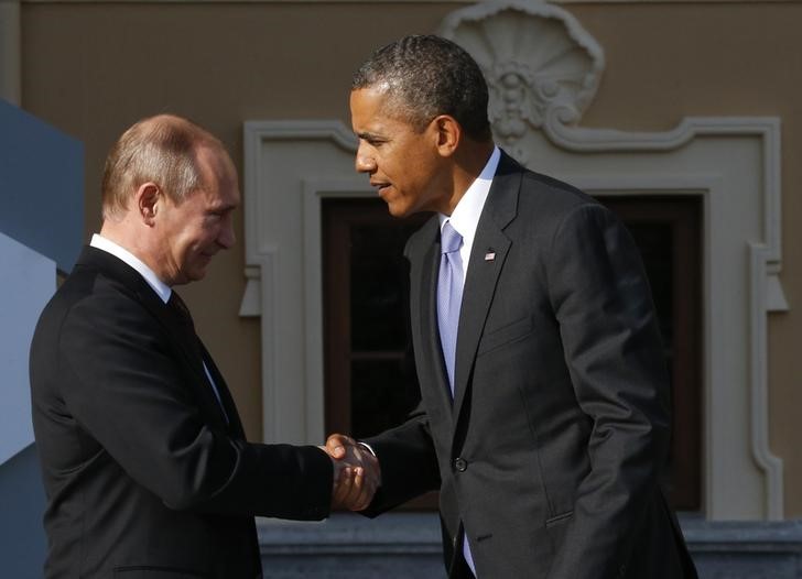&copy; Reuters.  Obama ve Putin iklim zirvesinde Suriye ve Ukrayna krizini görüştü-Beyaz Saray