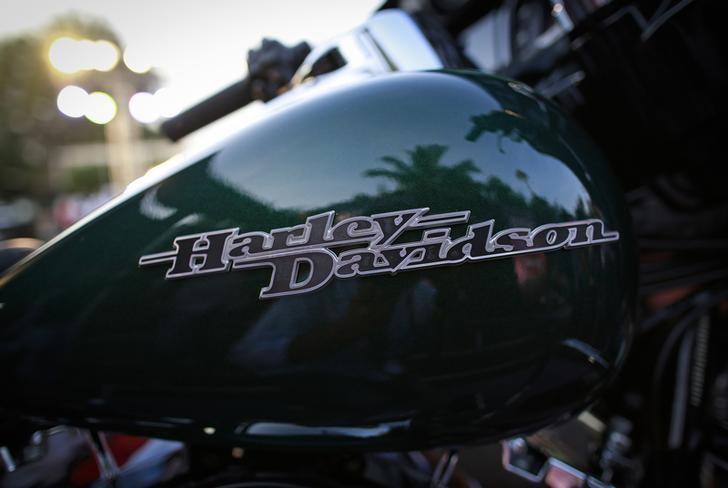 &copy; Reuters.  Harley-Davidson nach schwachen Zahlen an der Börse unter Druck