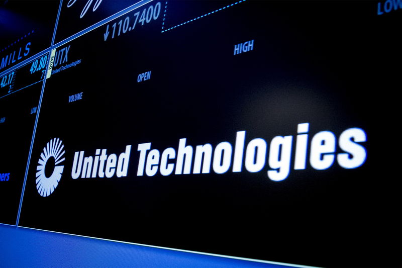 United Technologies Stock Falls 4%
