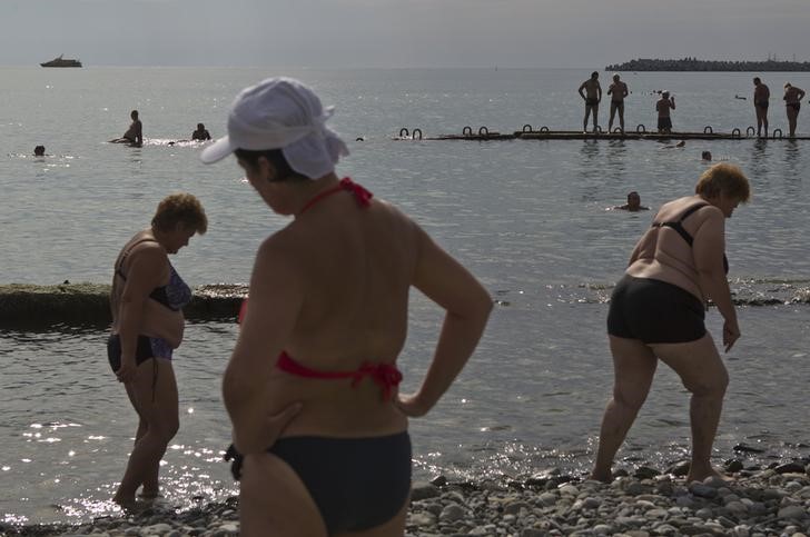 &copy; Reuters.  Крым установил новый постсоветский рекорд по числу принятых туристов