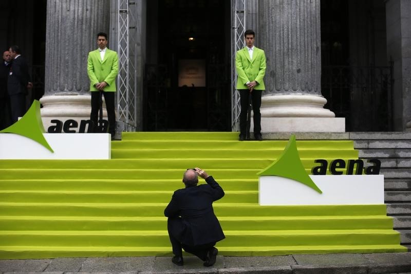 &copy; Reuters.  UBS concede un potencial alcista del 9% a los títulos de Aena