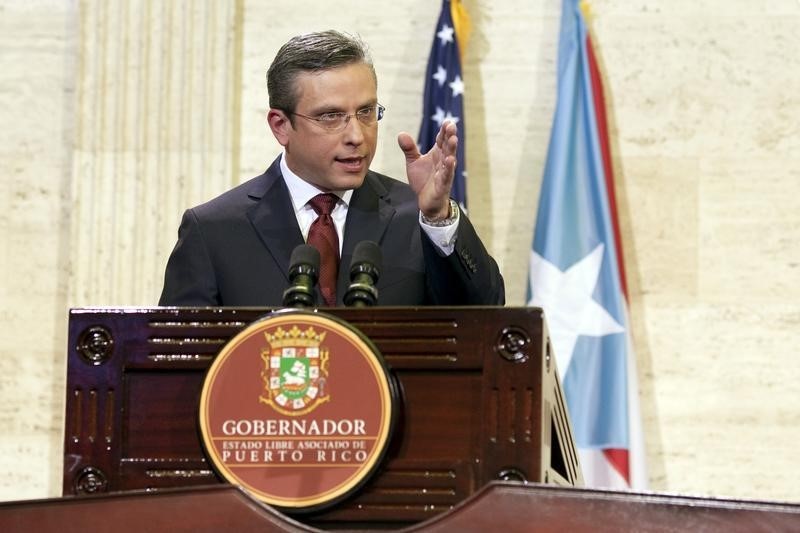&copy; Reuters.  Gobernador de Puerto Rico anuncia mensaje a ciudadanía ante vencimiento deuda