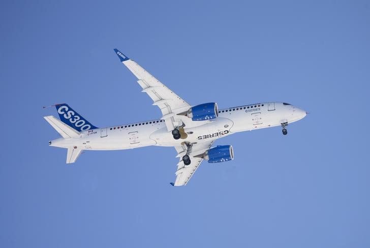 &copy; Reuters.  AIRSHOW-Bombardier faces challenge to haul in CSeries orders