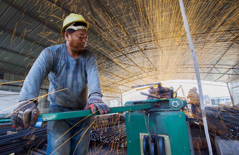 China Factory Activity Falls in May, but Less Sharply