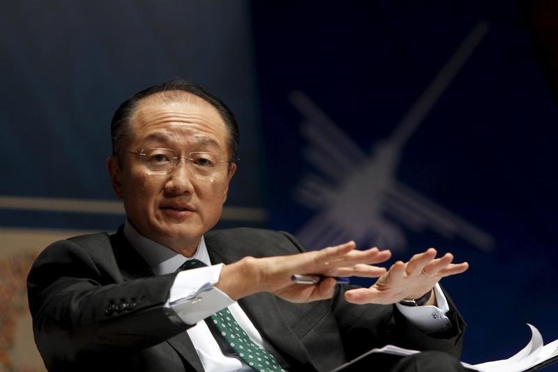 &copy; Reuters.  Estadounidense Kim, sin oposición para seguir al frente del Banco Mundial