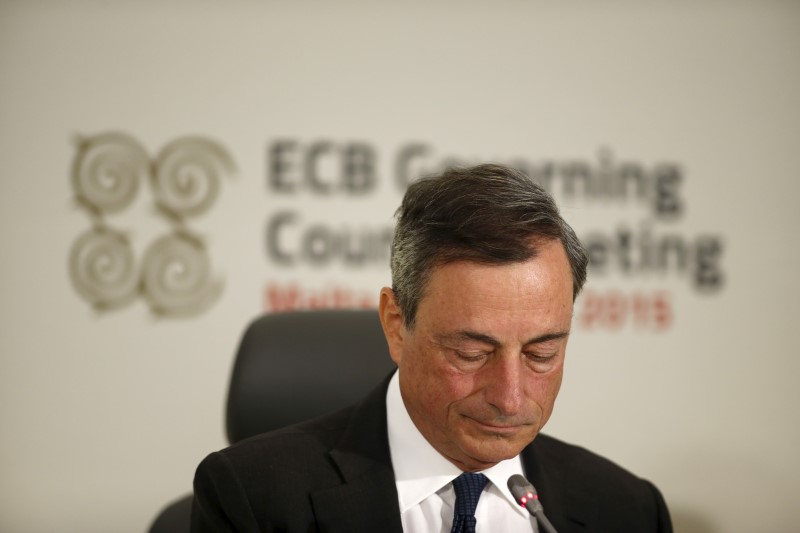 &copy; Reuters.  الأسواق تتوخد أن يتصرف المركزي الأوروبي لكنها تتذكر خيبة آمل إجتماع كانون الاول/ديسمبر