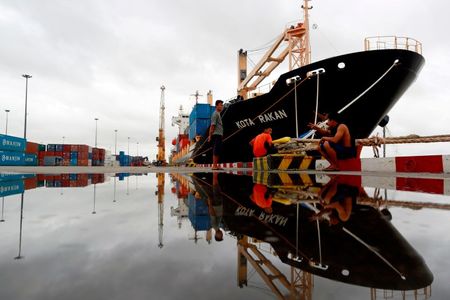 Australia trade balance grows slightly less than expected in Jan