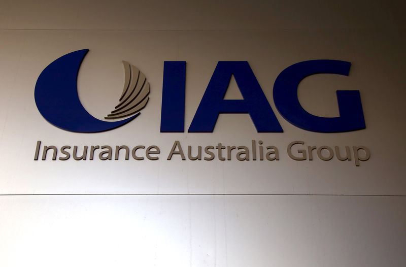 &copy; Reuters.  CORRECTED-UPDATE 2-Australia's IAG shares plunge after modest annual profit, outlook