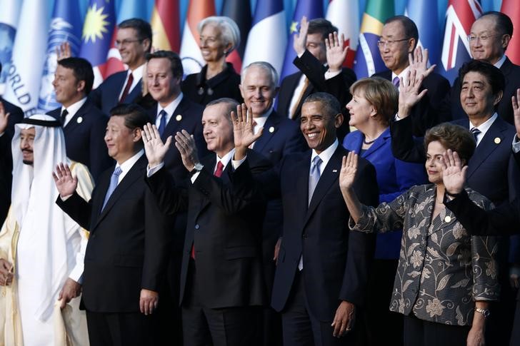 &copy; Reuters.  El PIB del G20 sube un 1 % en el cuarto trimestre, como en los dos anteriores