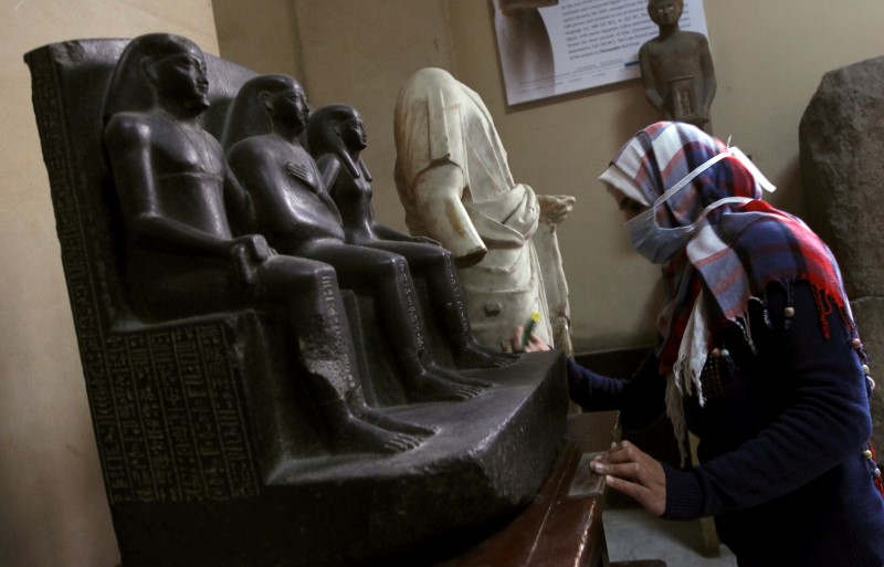 &copy; Reuters.  معرضان مؤقتان بمناسبة مرور 117 عاما ً على افتتاح المتحف المصرى بالتحرير