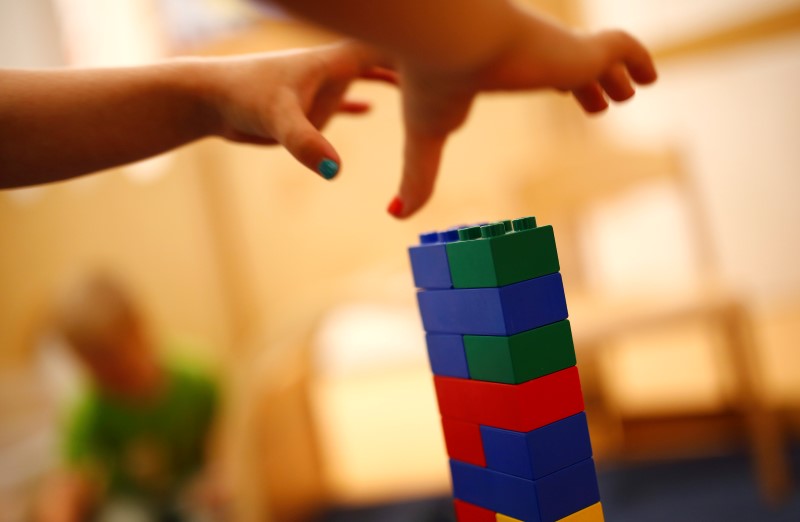 &copy; Reuters.  Lego sticks to bricks, despite apps, games and flicks
