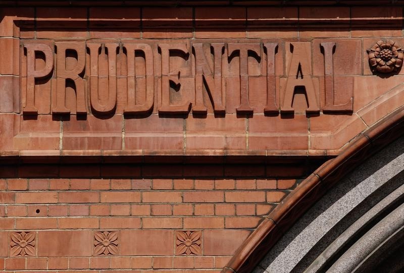 &copy; Reuters.  Prudential falls on lack of buyback