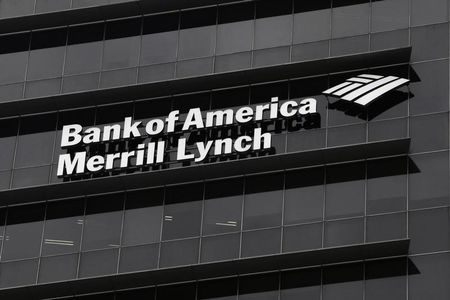 Bank of America shares close higher in upbeat market