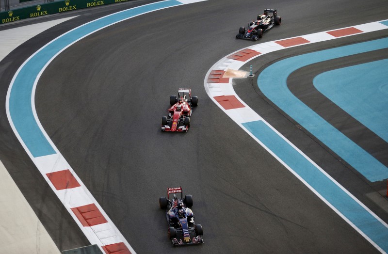 © Reuters. Carro de Fórmula 1 da Ferrari em teste no Circuito Internacional do Bahrain
12/03/2022
REUTERS/Hamad I Mohammed