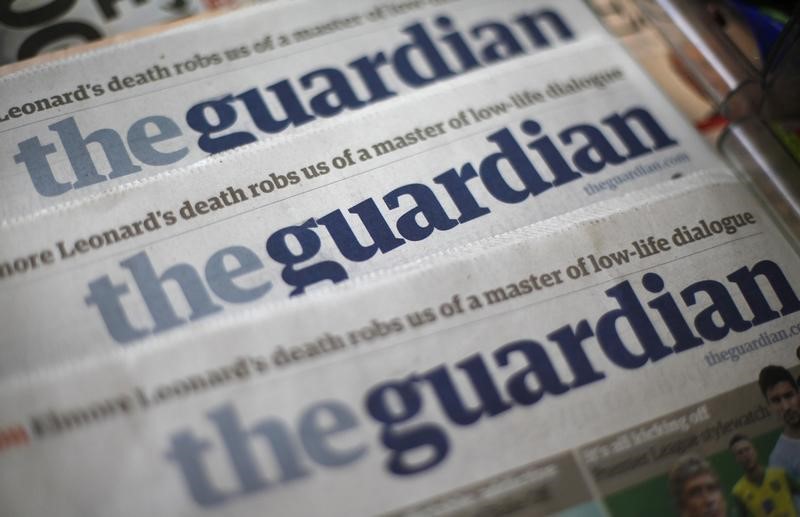 &copy; Reuters.  Guardian Media Group booms in a clickbait downcycle