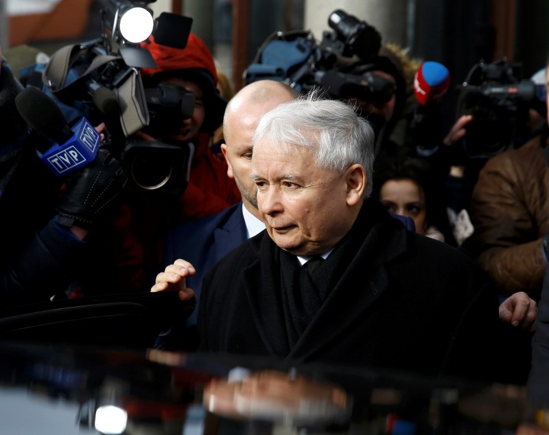 &copy; Reuters.  Wiek decydującym kryterium przechodzenia na emeryturę - Kaczyński